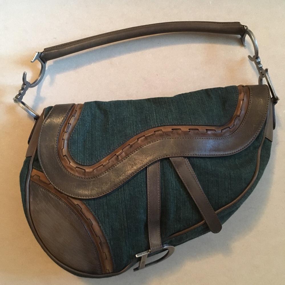 Authentic Christian Dior Saddle Bag